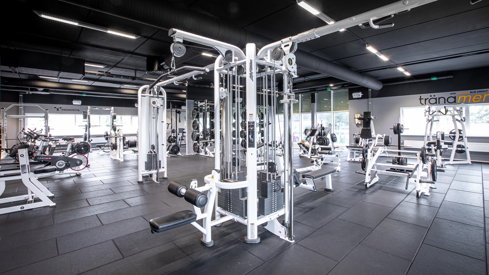 Maskiner på gymmet i Sigtuna