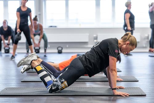 Intensivträning på gym